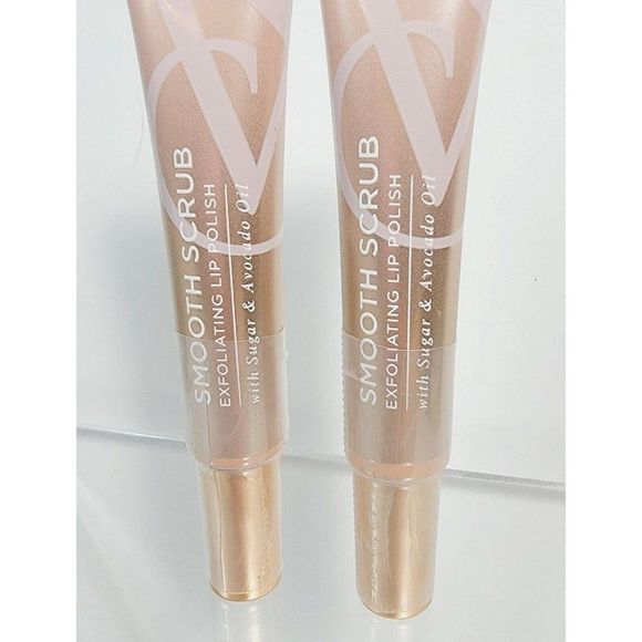 2 Victoria's Secret SMOOTH SCRUB Exfoliating Lip Polish .34g NEW - Picture 2 of 5